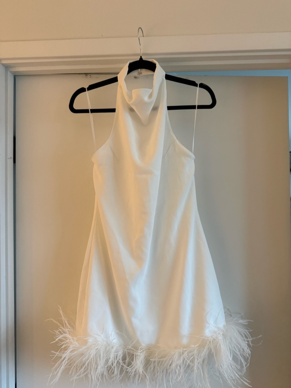 Amanda Uprichard Lunaria Dress in Ivory Size Medium - Picture 4 of 7